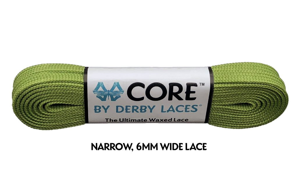 Derby Laces 96 Inch Core Olive Green