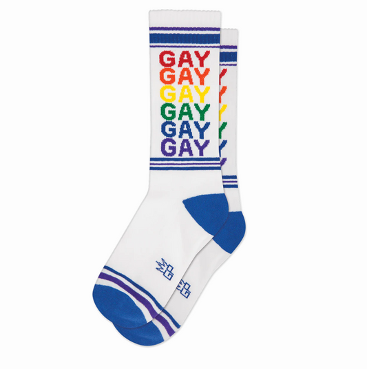 GAY RAINBOW Gym Socks