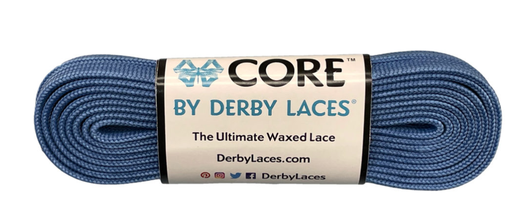 Derby Laces 96 Inch Core Denim Blue