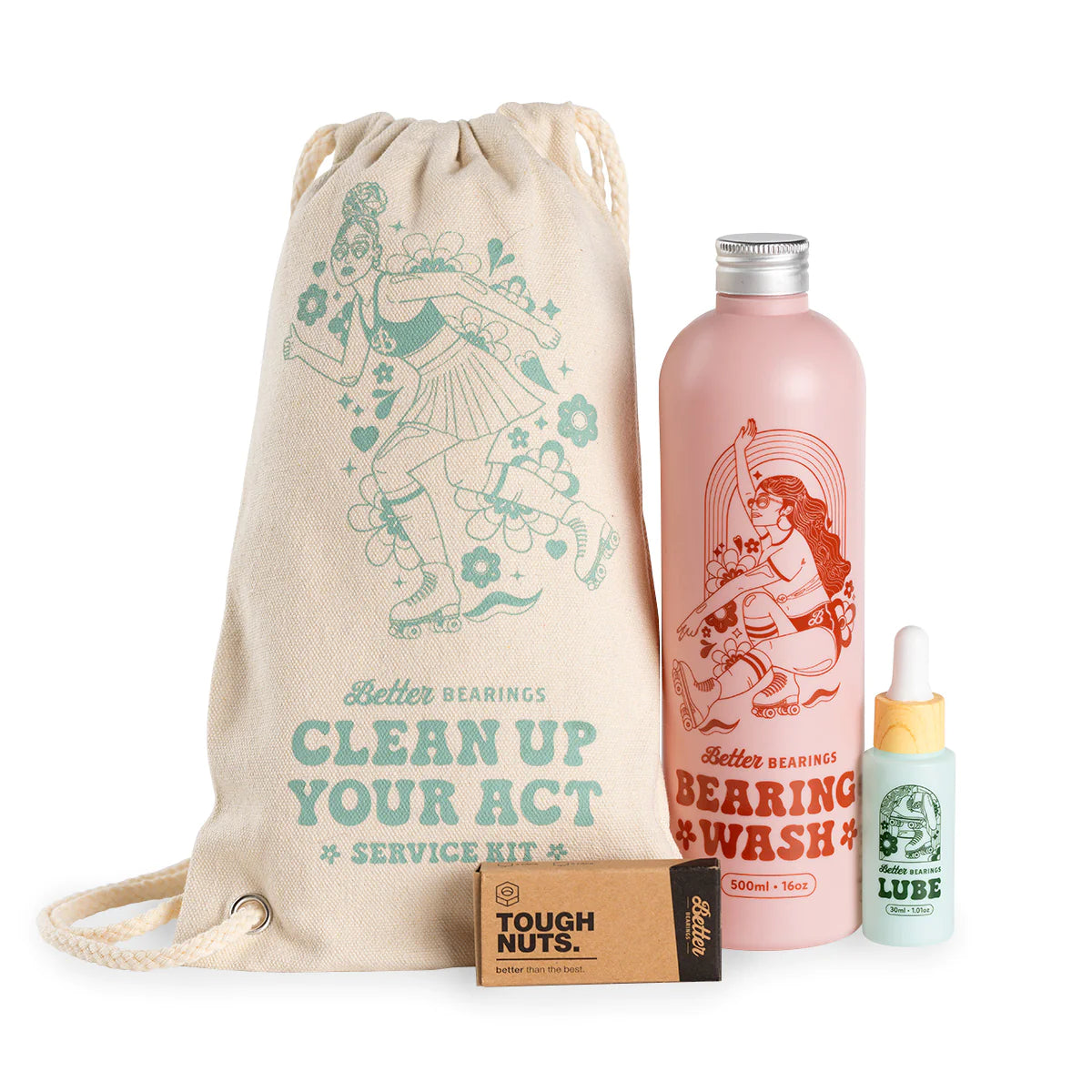 CLEAN UP YOUR ACT - PLASTIC FREE ESSENTIAL BEARING SERVICE PACK