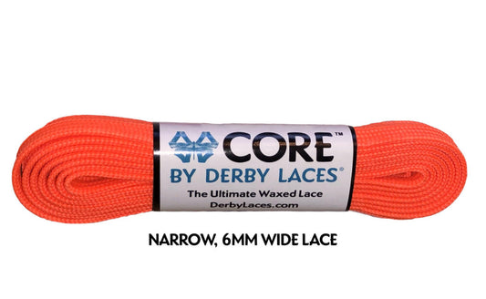 Derby Laces 96 Inch Core Fluorescent Orange