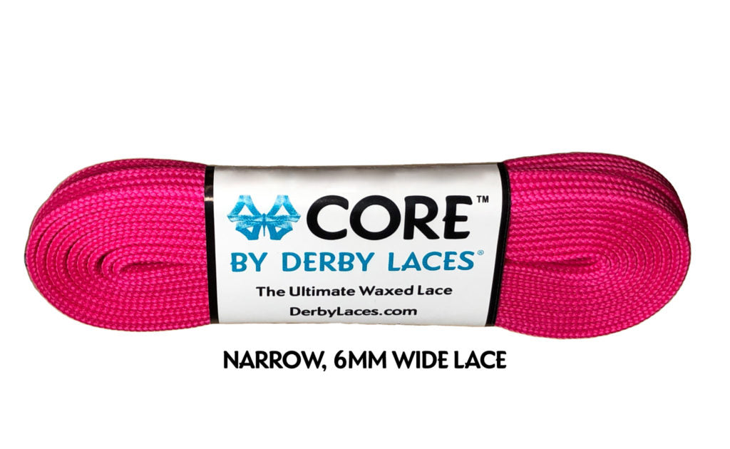 Derby Laces 96 Inch Core Hot Magenta