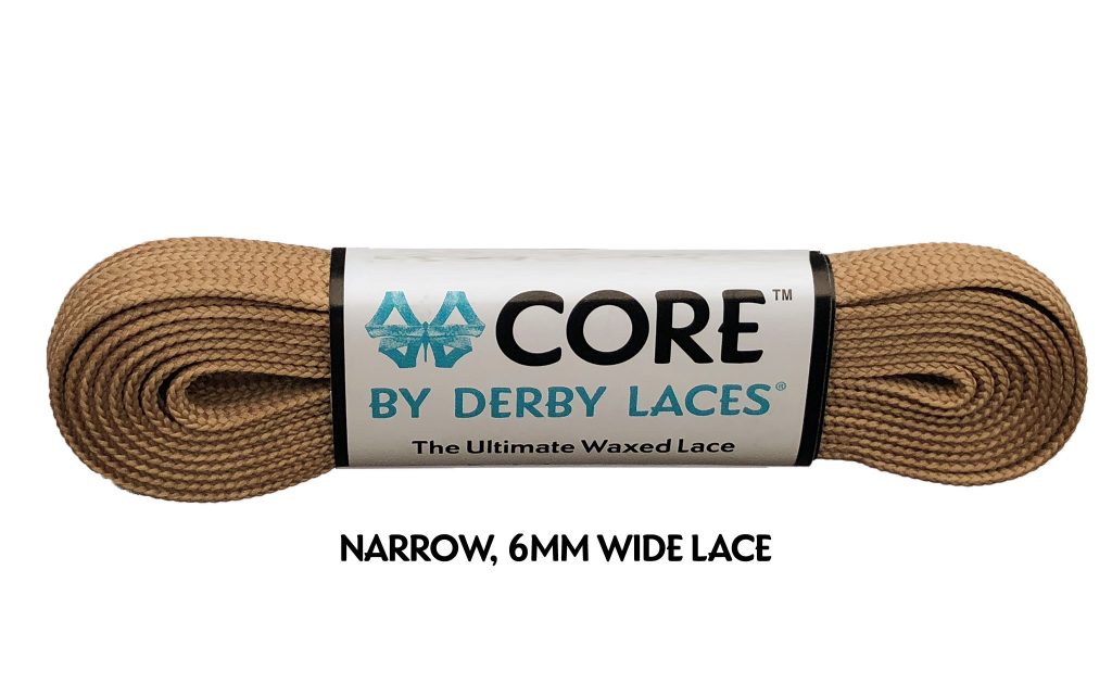Derby Laces 96 Inch Core Coffee Latte Brown