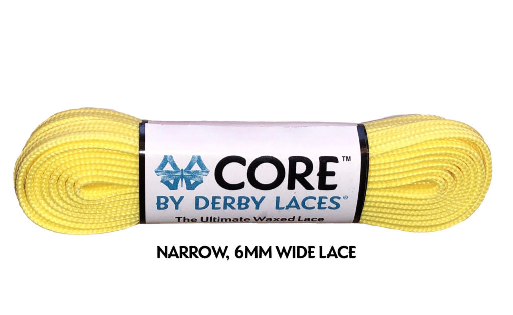 Derby Laces 96 Inch Core Lemon Yellow
