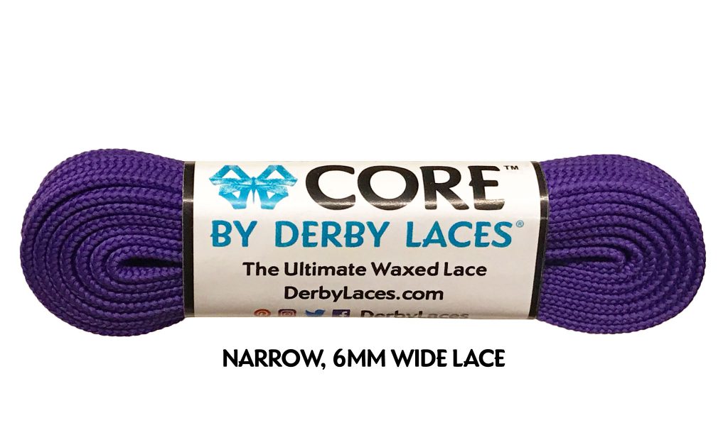 Derby Laces 96 Inch Core Purple