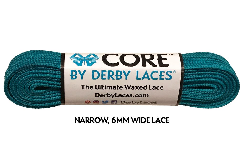 Derby Laces 96 Inch Core Teal