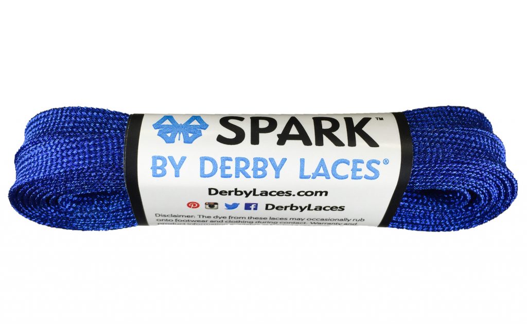 Derby Laces 96 Inch - Spark Blue Spark