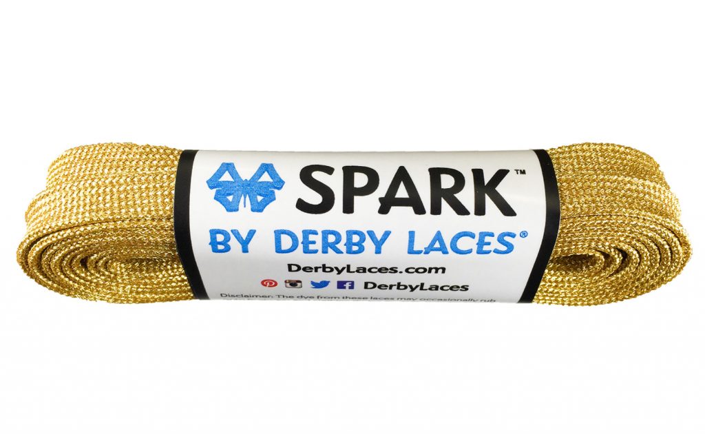 Derby Laces 96 Inch Core Gold Spark