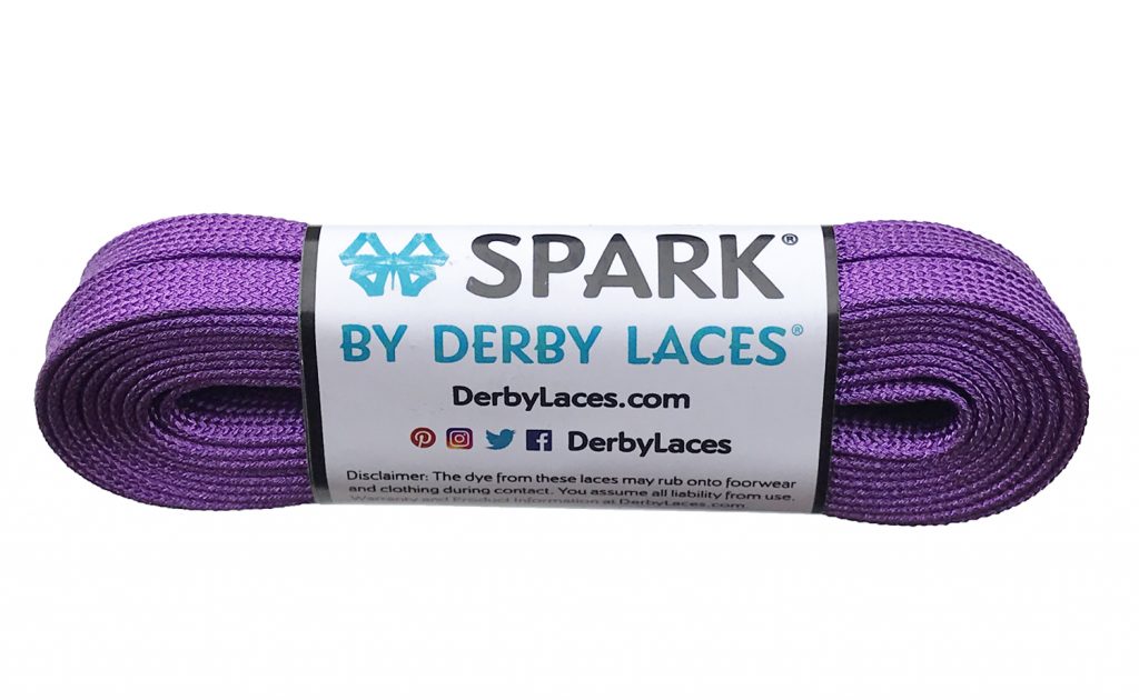 Derby Laces 96 Inch Core Purple Spark