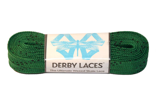 Kelly Green Waxed Derby Laces 96 Inch