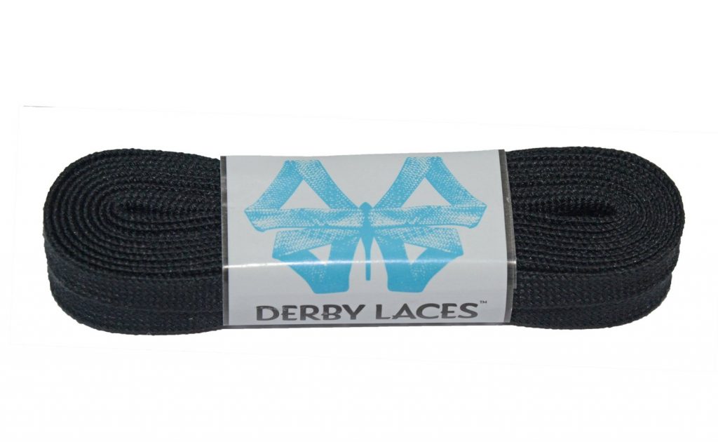 Derby Laces 96 Inch Core Solid Black