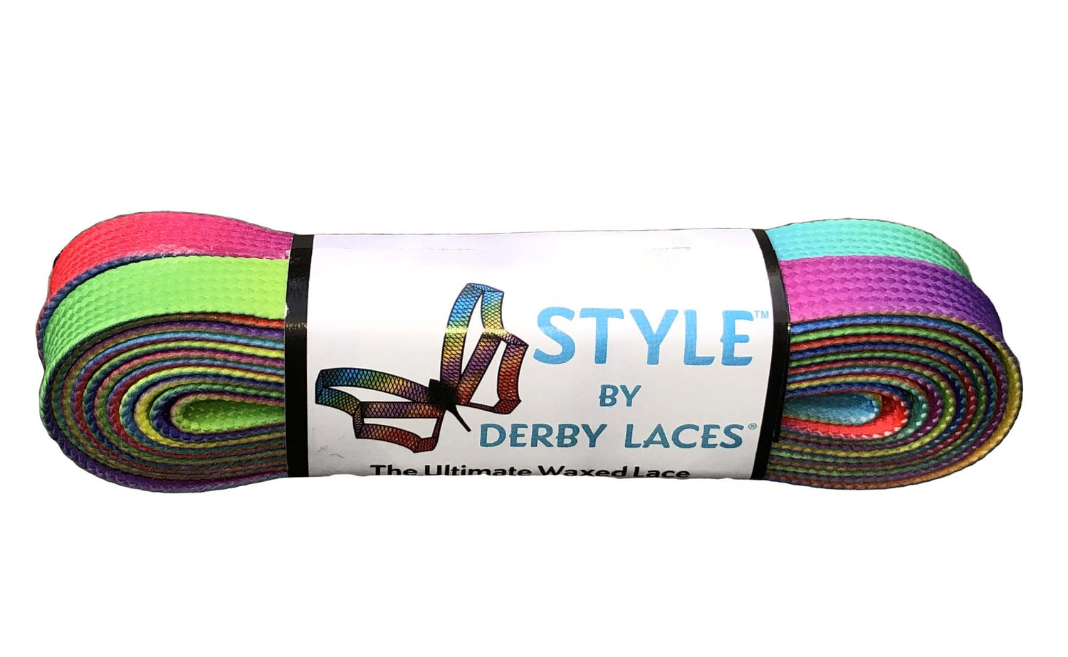 Derby Laces - 96 Inches - Style Rainbow Gradient