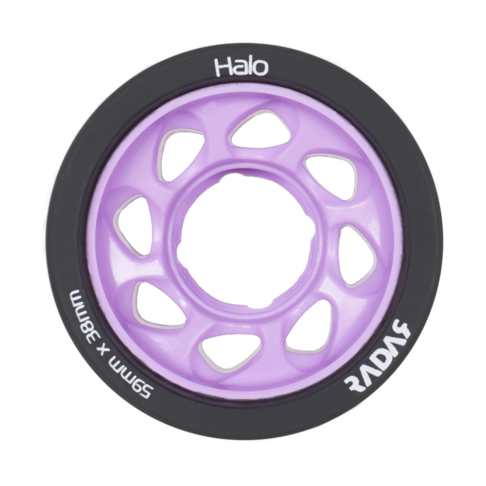 Radar Halo Wheels 84a Purple