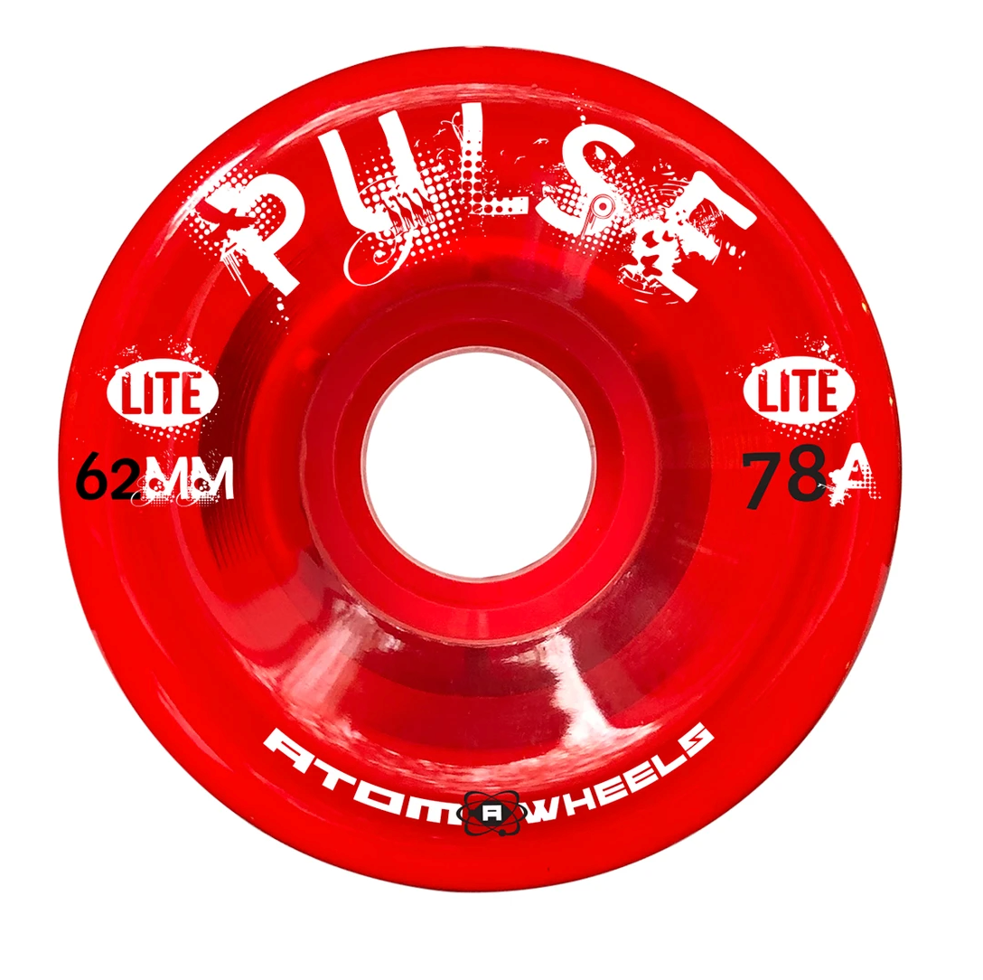 Atom Pulse Lite Outdoor Wheels 62MM 78A Red