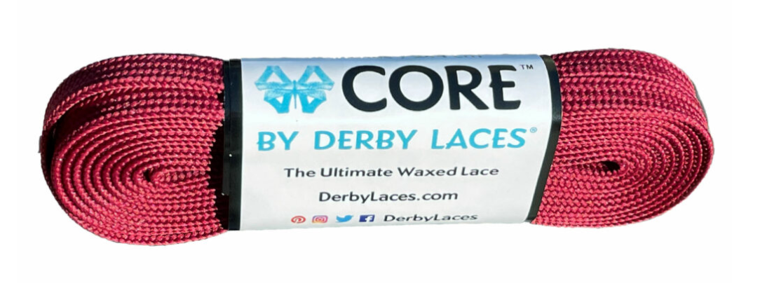 Derby Laces 96 Inch Core Cardinal Red