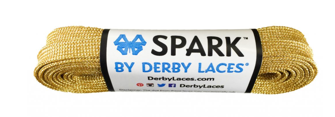 Derby Laces 72in Spark Gold