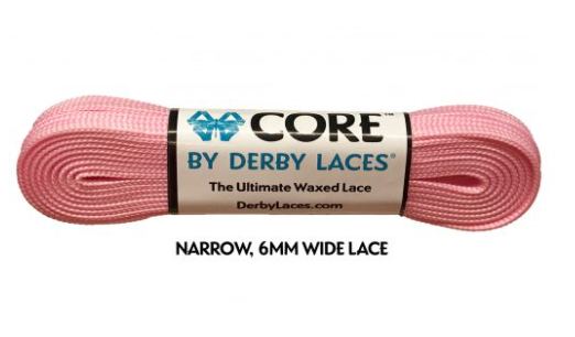 Derby Laces 120 Inch - Core cotton candy pink