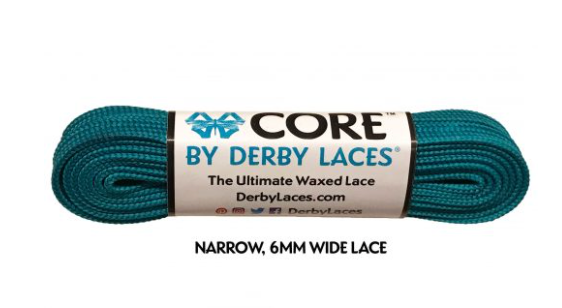 Derby Laces 108 Inch - Core teal