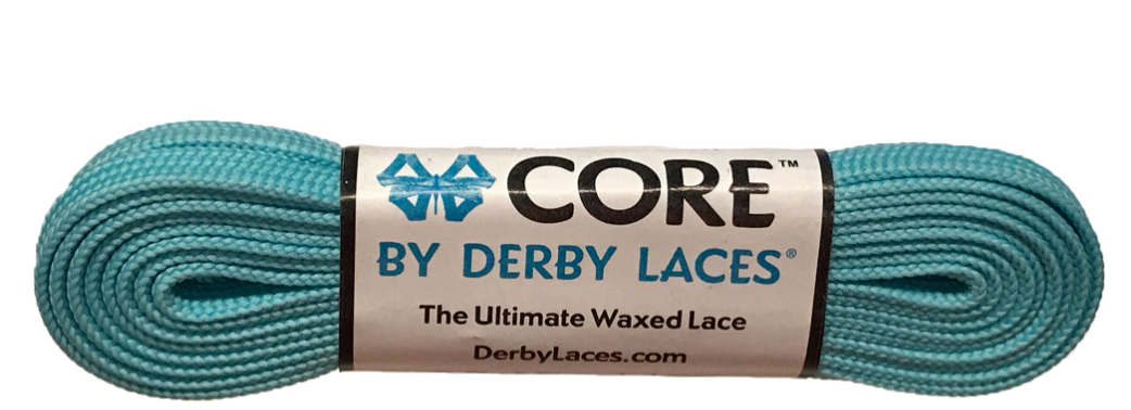 Derby Laces 120 Inch - Core aqua spray teal