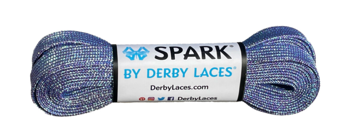Derby Laces 96 Inch - Spark Arctic Blue Mirage