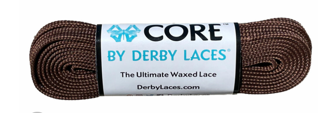Derby Laces 96 Inch Core Brown