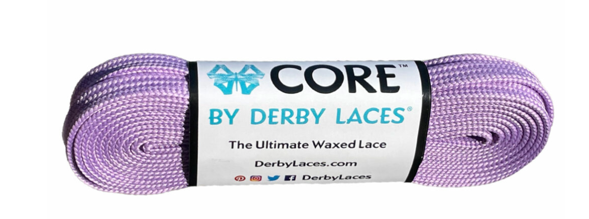 Derby Laces 96 Inch Core Lilac