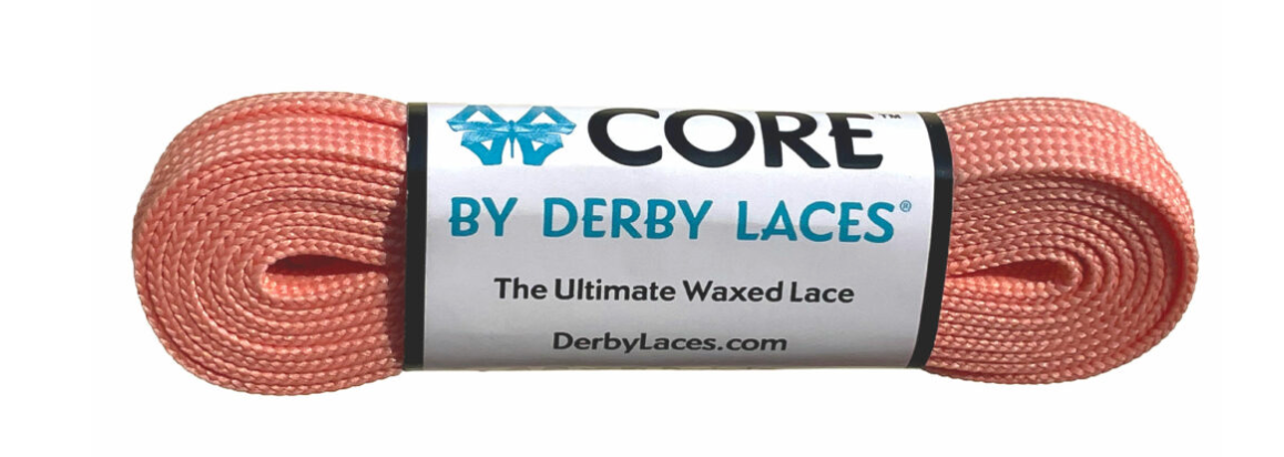 Derby Laces 96 Inch Core Rose