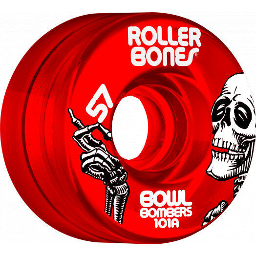 Rollerbones Bowl Bombers Wheels 8pk Red