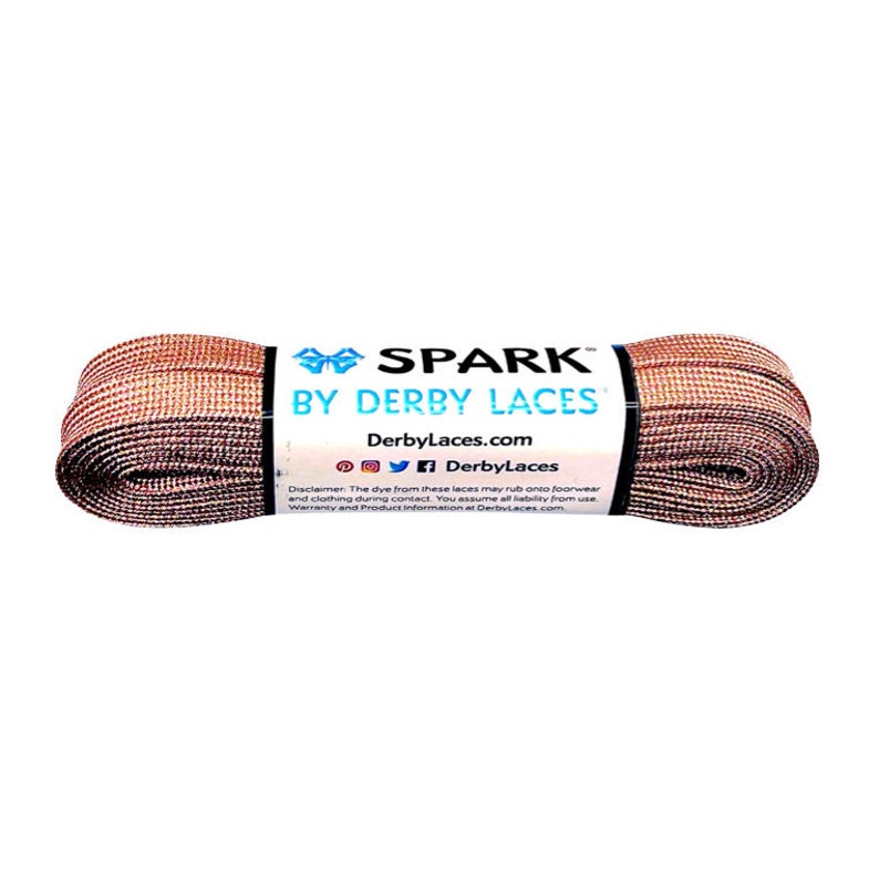 Derby Laces 96 Inch - Spark Rose Gold